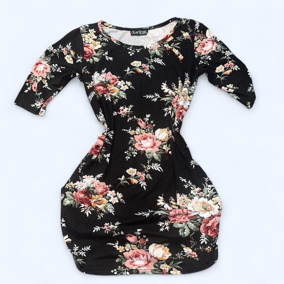 Due Time Maternity Floral Top - Picture 1 of 4